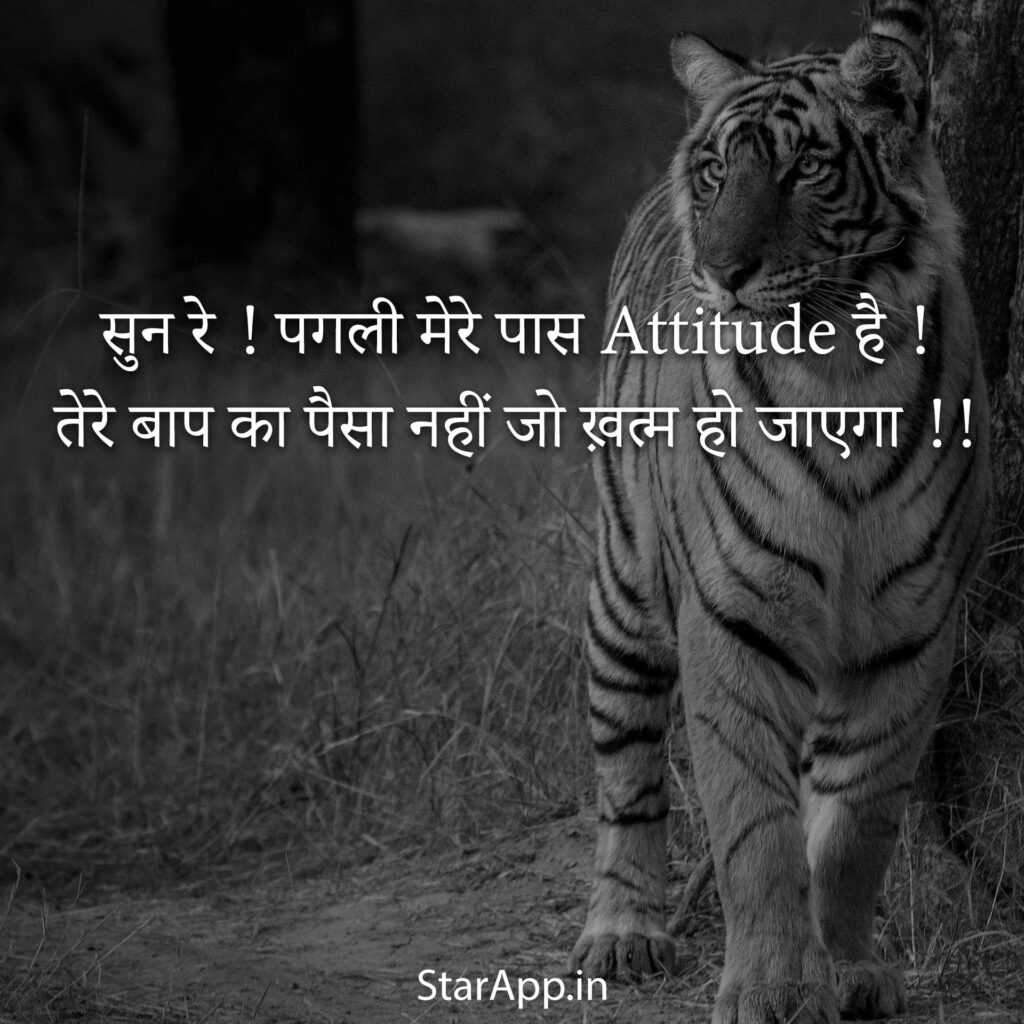Attitude Quotes in Hindi Attitude Status in Hindi Attitude Thoughts in Hindi
