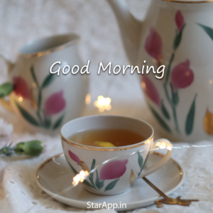 Sweet Good Morning Images with Tea Cup Good Morning