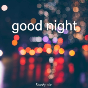 Good Night Hindi Shayari सितारों से भरी इस रात में