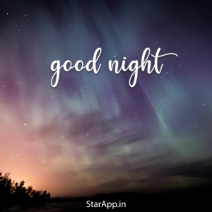 Good Night Hindi Shayari सितारों से भरी इस रात में