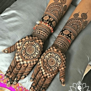 Mehndi Designs for Full Hand : Step by Step Tutorials